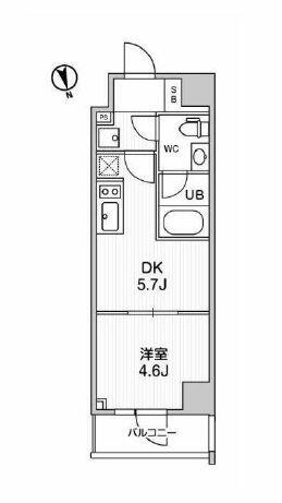 ＡＬＴＥＲＮＡ浅草 804｜東京都台東区浅草３丁目(賃貸マンション1DK・8階・25.18㎡)の写真 その2