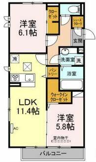 同じ建物の物件間取り写真 - ID:214051442223