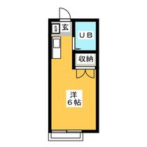 ハイツ白糸台 202 ｜ 東京都府中市白糸台２丁目（賃貸アパート1R・2階・17.01㎡） その2