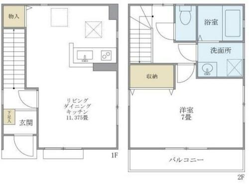 同じ建物の物件間取り写真 - ID:213102734469