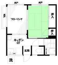 シティハイムⅠ 102 ｜ 東京都江戸川区西瑞江３丁目（賃貸アパート2K・1階・27.00㎡） その1