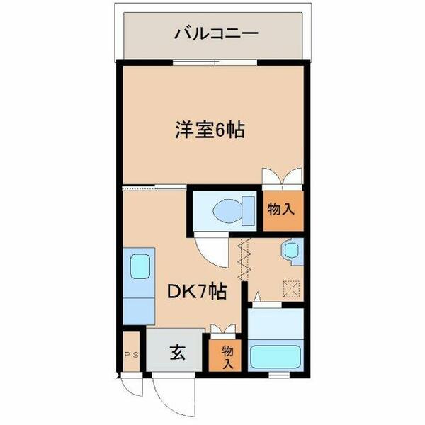 金川コーポ 303｜兵庫県加東市社(賃貸アパート1DK・3階・30.80㎡)の写真 その2
