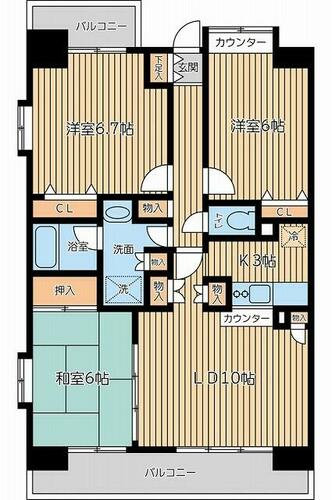 同じ建物の物件間取り写真 - ID:213101529549