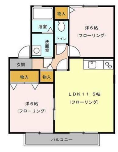 同じ建物の物件間取り写真 - ID:211046356710