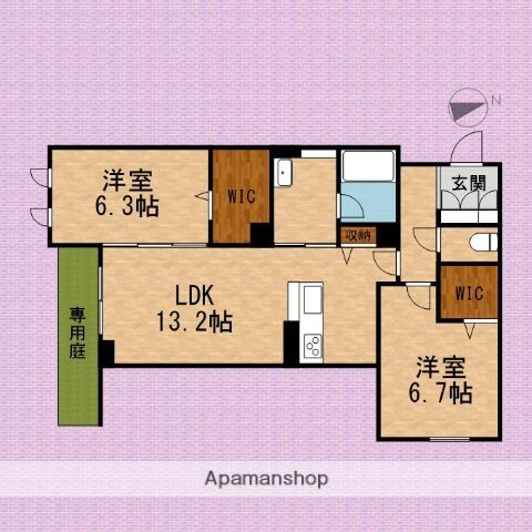 同じ建物の物件間取り写真 - ID:211046396627