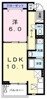 ブライト　セゾン 106｜千葉県柏市正連寺(賃貸アパート1LDK・1階・41.12㎡)の写真 その2