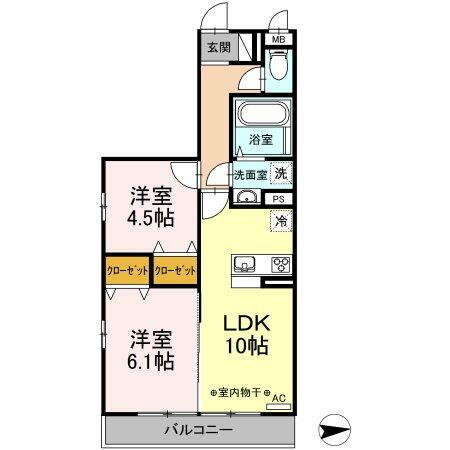 同じ建物の物件間取り写真 - ID:214055951466