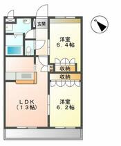 グリーンヒルズ  ｜ 愛知県みよし市根浦町１丁目（賃貸マンション2LDK・1階・57.33㎡） その2