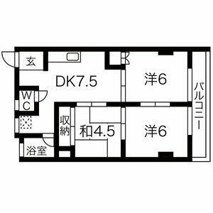 同じ建物の物件間取り写真 - ID:221010762923