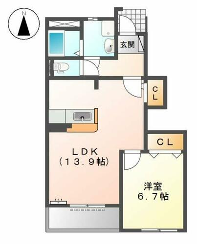 同じ建物の物件間取り写真 - ID:223032319928