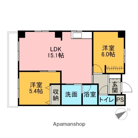 同じ建物の物件間取り写真 - ID:223032460639