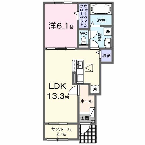 同じ建物の物件間取り写真 - ID:211047020574