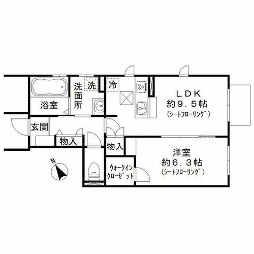 同じ建物の物件間取り写真 - ID:213095277149