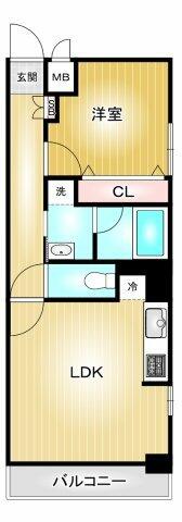 ヒルズ・大曽根｜愛知県名古屋市北区大曽根３丁目(賃貸マンション1LDK・8階・44.88㎡)の写真 その2