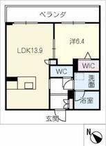 ＳＨＡＭＡＩＳＯＮ　ＭＡＴＳＵＳＡＫＡＣＡＳＴＬＥ  ｜ 三重県松阪市鎌田町（賃貸マンション1LDK・2階・47.60㎡） その2