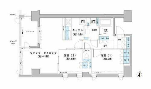 同じ建物の物件間取り写真 - ID:213103249081