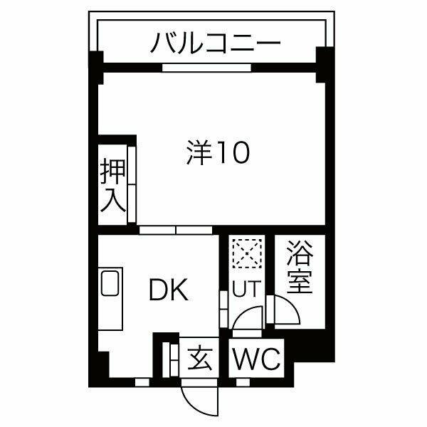 愛知県名古屋市東区徳川１丁目(賃貸マンション1DK・1階・30.50㎡)の写真 その2