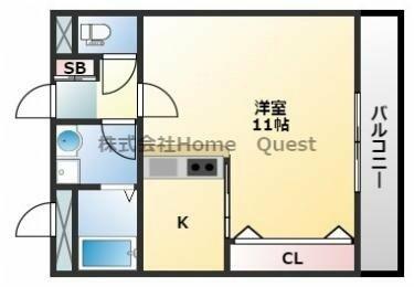 エストレノ 106｜大阪府柏原市大正２丁目(賃貸マンション1K・1階・30.80㎡)の写真 その2