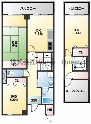 同じ建物の物件間取り写真 - ID:227082347861