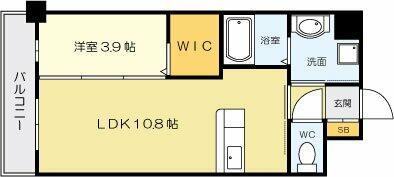 グランジャー小倉 102｜福岡県北九州市小倉北区浅野２丁目(賃貸マンション1LDK・1階・36.08㎡)の写真 その2