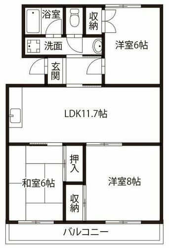 同じ建物の物件間取り写真 - ID:236002831098