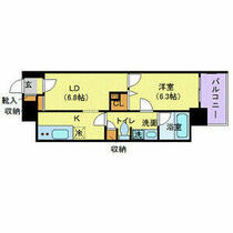 カスタリア蔵前 1304 ｜ 東京都台東区蔵前３丁目（賃貸マンション1LDK・13階・40.01㎡） その2