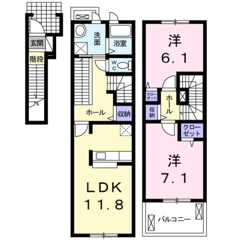 同じ建物の物件間取り写真 - ID:222016820147