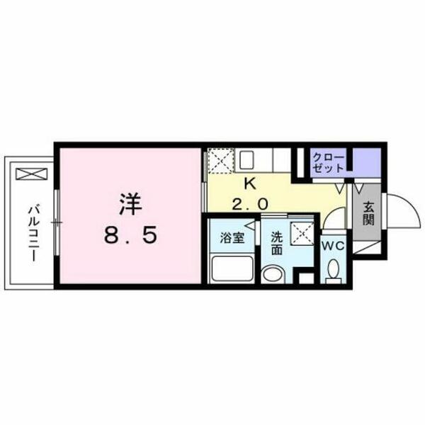 デライトコートⅧ 502｜神奈川県横浜市都筑区東山田町(賃貸マンション1K・5階・30.97㎡)の写真 その2