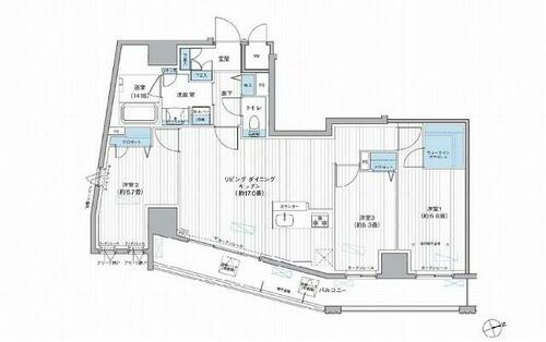 同じ建物の物件間取り写真 - ID:213101794810