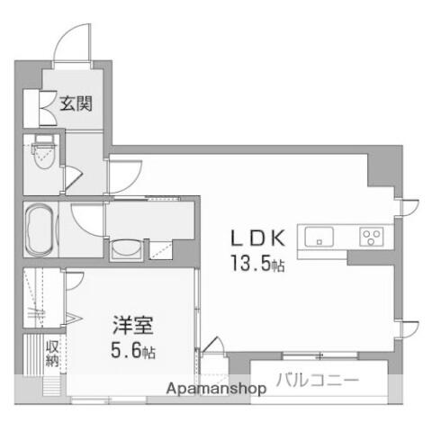 同じ建物の物件間取り写真 - ID:204004230615