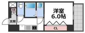 ＧＬＵＣＫ　ＭＡＩＳＯＮ　Ｓ－ＳＨＩＮＦＵＫＡＥ　１３  ｜ 大阪府東大阪市足代北１丁目（賃貸マンション1K・7階・24.99㎡） その2