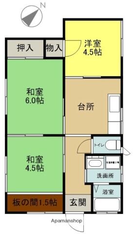 同じ建物の物件間取り写真 - ID:207001093644