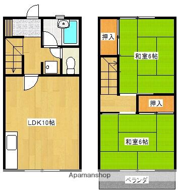 同じ建物の物件間取り写真 - ID:212033576705