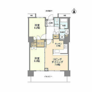 同じ建物の物件間取り写真 - ID:213110625765