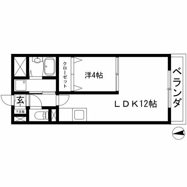 サンマール牛巻 602｜愛知県名古屋市瑞穂区牛巻町(賃貸マンション1LDK・6階・37.97㎡)の写真 その2