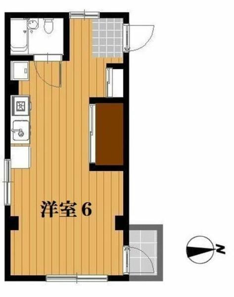 エスエス堀切ビル 303｜東京都葛飾区堀切３丁目(賃貸マンション1R・3階・22.00㎡)の写真 その2