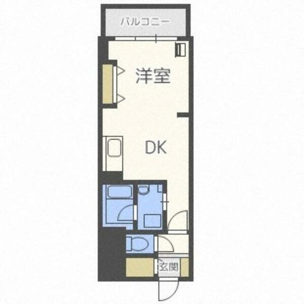 北海道札幌市中央区北二条西２８丁目(賃貸マンション1DK・4階・37.00㎡)の写真 その2