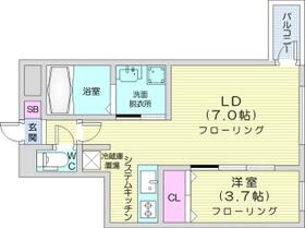 Ｃｏｕｒｔ　Ｔｉａｒａ  ｜ 北海道札幌市豊平区西岡四条８丁目（賃貸マンション1LDK・1階・30.20㎡） その2