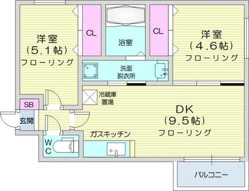 同じ建物の物件間取り写真 - ID:201022752441