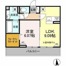 エクシブ前橋 A302 ｜ 群馬県前橋市南町１丁目（賃貸アパート1LDK・3階・40.05㎡） その2