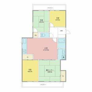 メゾントータス 105｜愛知県名古屋市名東区亀の井３丁目(賃貸マンション4LDK・1階・72.90㎡)の写真 その2