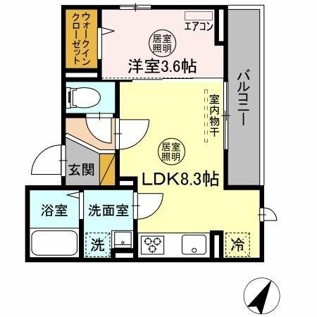 同じ建物の物件間取り写真 - ID:212042719483