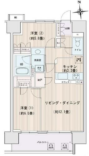 同じ建物の物件間取り写真 - ID:213103649511