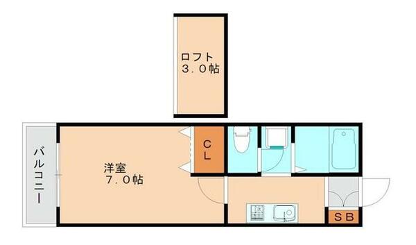 福岡県福岡市東区多々良２丁目(賃貸アパート1K・1階・24.00㎡)の写真 その2