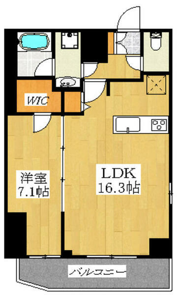 ユナイト 803｜東京都北区神谷１丁目(賃貸マンション1LDK・8階・55.04㎡)の写真 その2