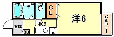 メゾンルナ 203｜兵庫県神戸市灘区下河原通３丁目(賃貸マンション1K・2階・19.25㎡)の写真 その2
