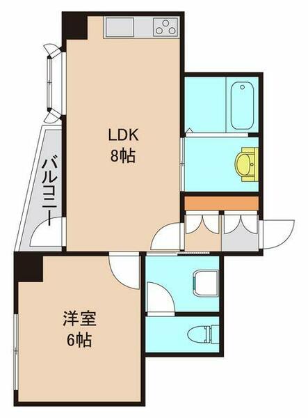 ジュネパレス千葉第２７ 501｜千葉県千葉市美浜区稲毛海岸４丁目(賃貸マンション1LDK・5階・32.52㎡)の写真 その2