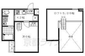 ＷＥＳＴ９京都駅 202 ｜ 京都府京都市南区大宮通八条上る大黒町（賃貸アパート1K・2階・27.02㎡） その2