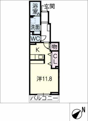 サンハイムピアⅠ 105｜愛知県西尾市寺津町徳永堺(賃貸アパート1R・1階・34.15㎡)の写真 その2