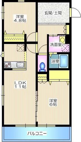 同じ建物の物件間取り写真 - ID:214054678083